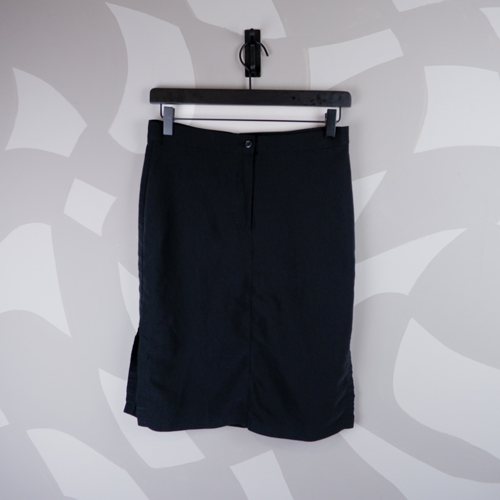 Vintage 1990's Luly K Black Pencil Skirt | M
